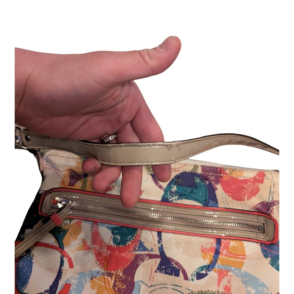 Coach Poppy Stamped C Hippie Shoulder Bag - Picture 6 of 12